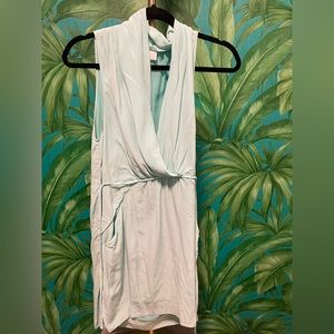 Two silk Aritzia mini dresses